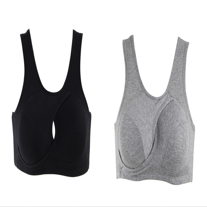 Gilet sans fil fin froncé pour femme, sport, respirant, beauté du dos