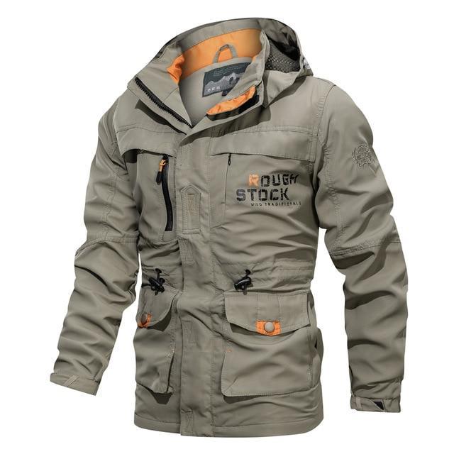 jacket   mid-length casual outdoor hooded plus size jacket ( Unsex )