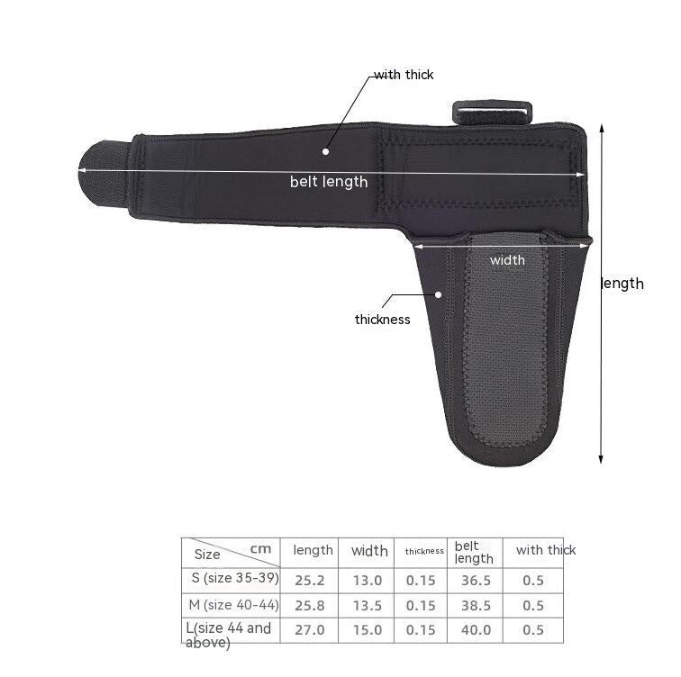 Rééducation par orthèse pour pied tombant, rotation interne et externe, équipement de protection