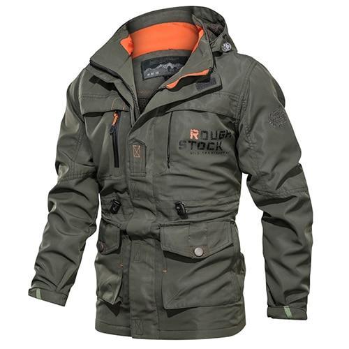 jacket   mid-length casual outdoor hooded plus size jacket ( Unsex )