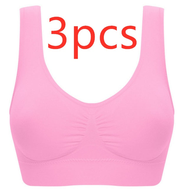 Women Yoga Tank Tops  Sports Bra Workout Fitness Running Crop Top