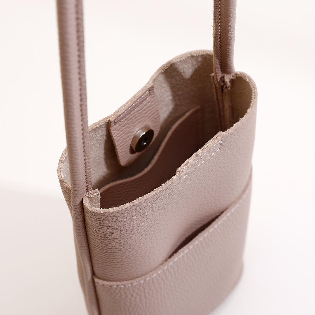 High-grade Soft Leather Mobile Phone Bag Female Crossbody