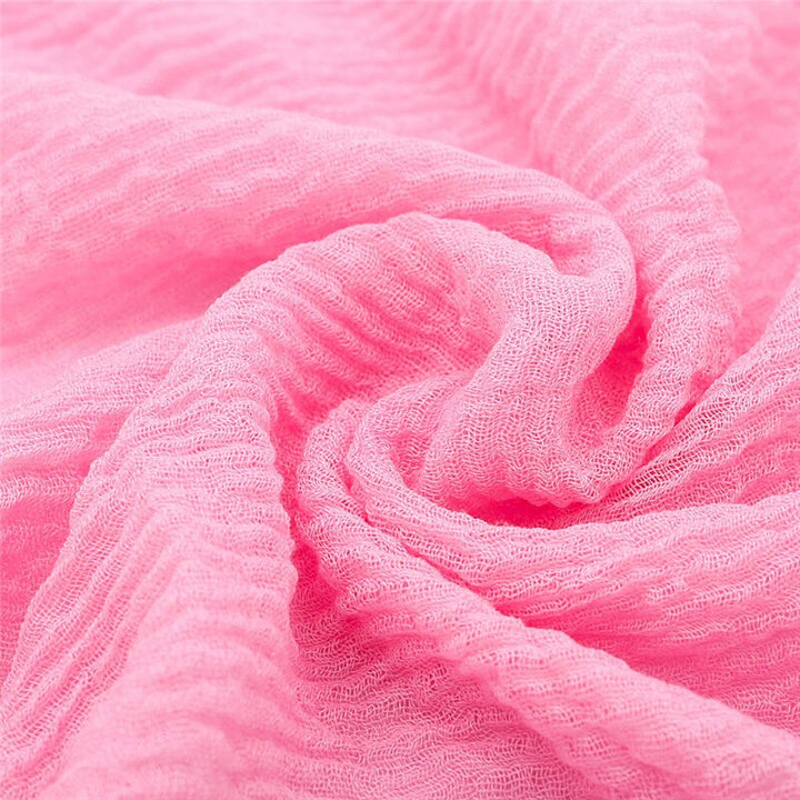 Crinkle scarf - Hijab      ( 90X 180 cm  -  36 X 70 inches )   -   headscarf Soft Cotton  candy Colors