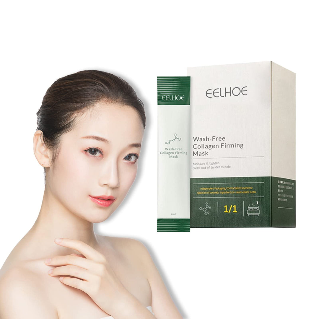 ZMME EELHOE Collagen Firming Sleeping Mask,korean collagen firming mask,Face Care Moisturizing Mask, portable wash-free sleeping face mask for women & men