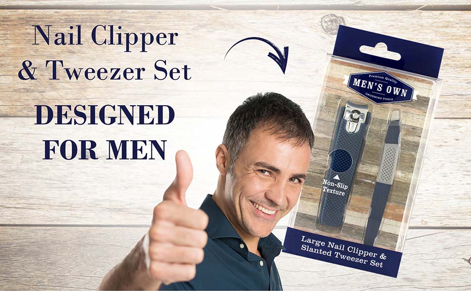 Men's Own Grooming Tools Clean Cutting Clipper Set - Blue