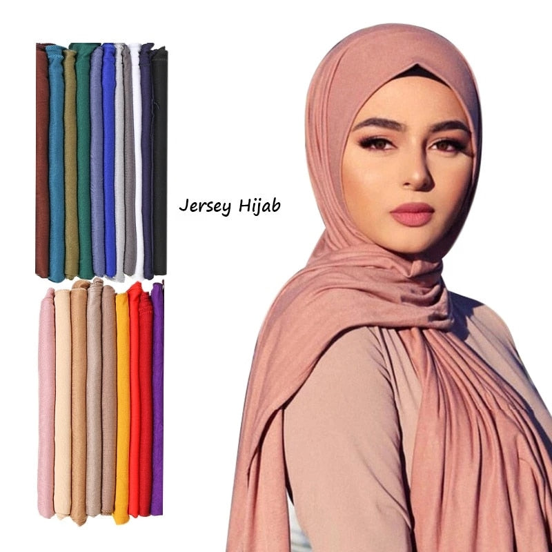 Chiffon Hijab - Scarf  -  solid color   180*70cm - Geela Boutique